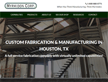 Tablet Screenshot of myrmcorp.com